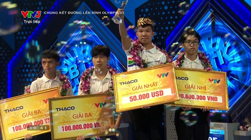 Thanh Hoá lần đầu tiên có thí sinh vô địch Đường lên đỉnh Olympia