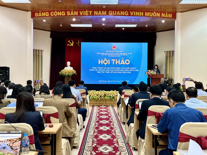 Hải Phòng bàn giải pháp nâng cao chất lượng công tác xoá mù chữ