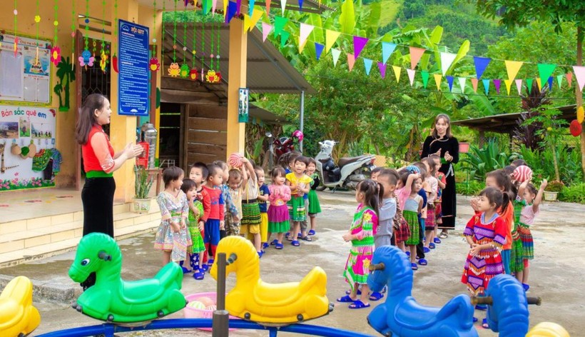 Xây dựng trường mầm non chuẩn quốc gia: Khó khăn không chùn bước