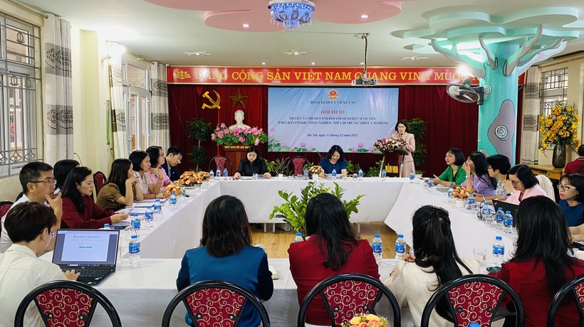 Tham vấn về chính sách đối với GD Mầm non ở địa bàn có khu công nghiệp