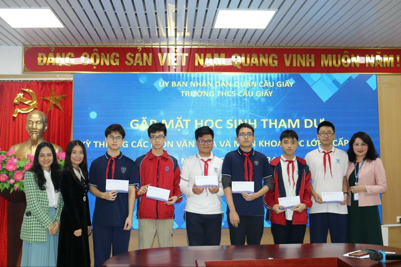 Cầu Giấy dẫn đầu kỳ thi chọn học sinh giỏi cấp thành phố