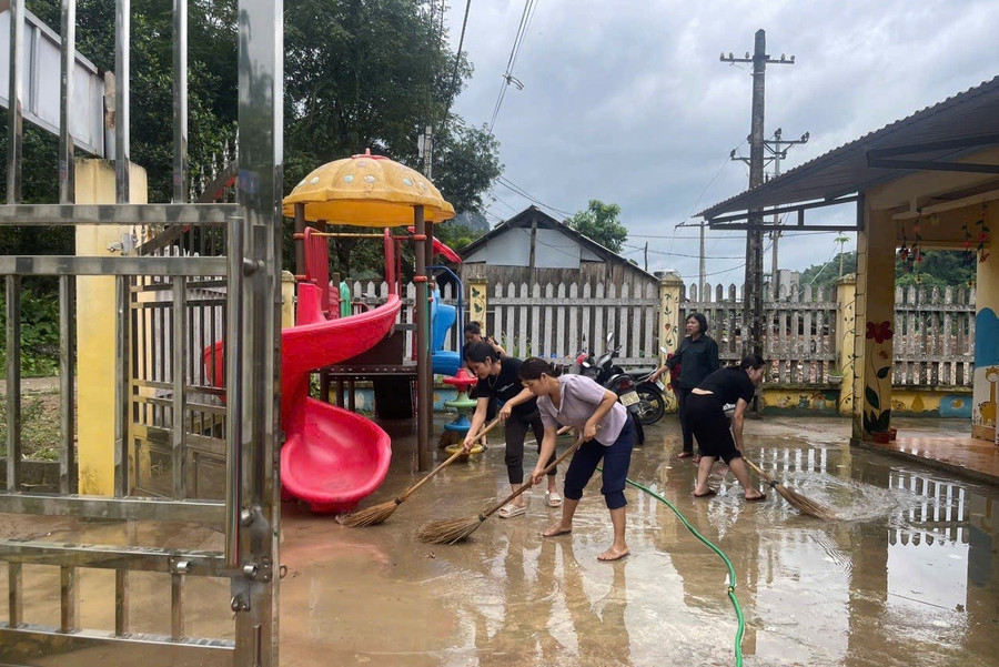 Ngành Giáo dục khẩn trương khắc phục hậu quả mưa bão