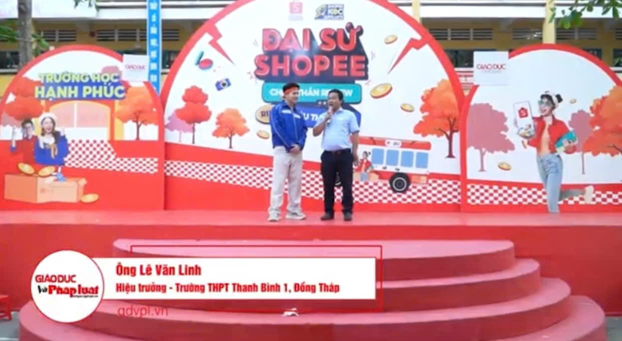 Ông Lê Văn Linh- Hiệu trường THPT Thanh Bình 1, Đồng Tháp chia sẻ về chương trình Trường Học Hạnh Phúc
