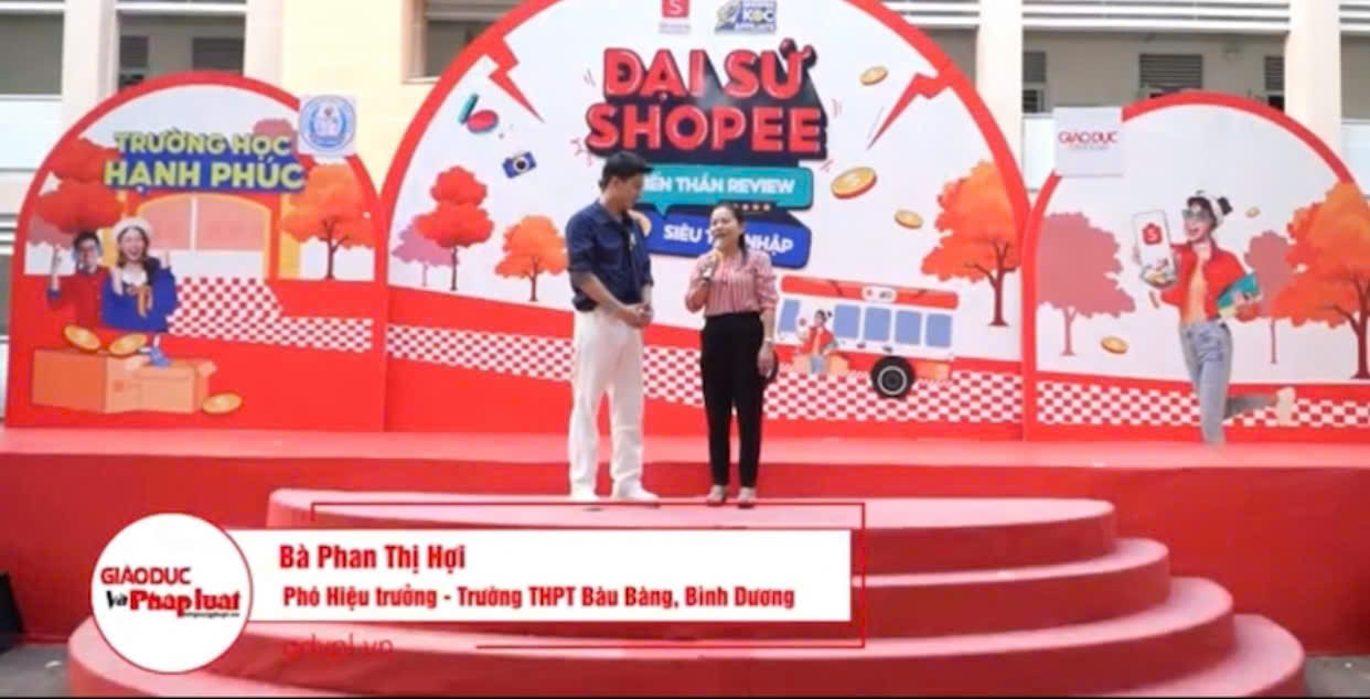 Bà Phan Thị Hợi – Phó Hiệu trưởng THTP Bàu Bàng, Binh Dương chia sẻ về Chương Trình Trường học Hạnh Phúc