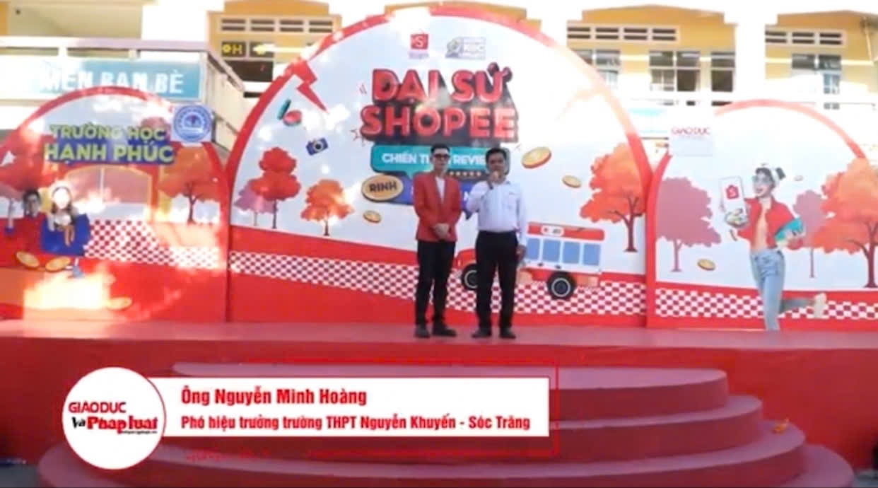 Ông Nguyễn Minh Hoàng – Phó hiệu trưởng THPT Nguyễn Khuyến, Sóc Trăng chia sẻ về chương trình Trường học Hạnh Phúc