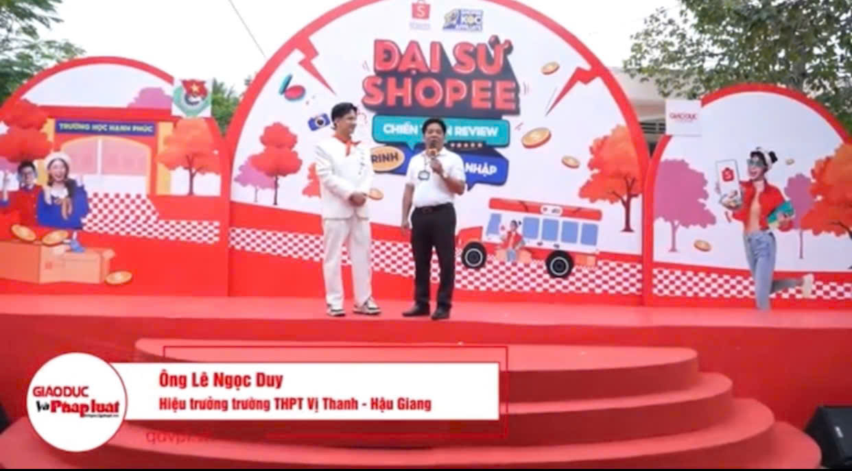 Ông Lê Ngọc Duy- Hiệu trưởng THPT Vị Thanh, Hậu Giang chia sẻ về chương trình Trường Học Hạnh Phúc