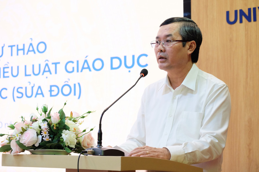 Bộ GD&ĐT lấy ý kiến hoàn thiện 2 dự thảo luật về giáo dục